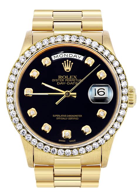 mens presidential rolex with diamonds|Rolex presidential.